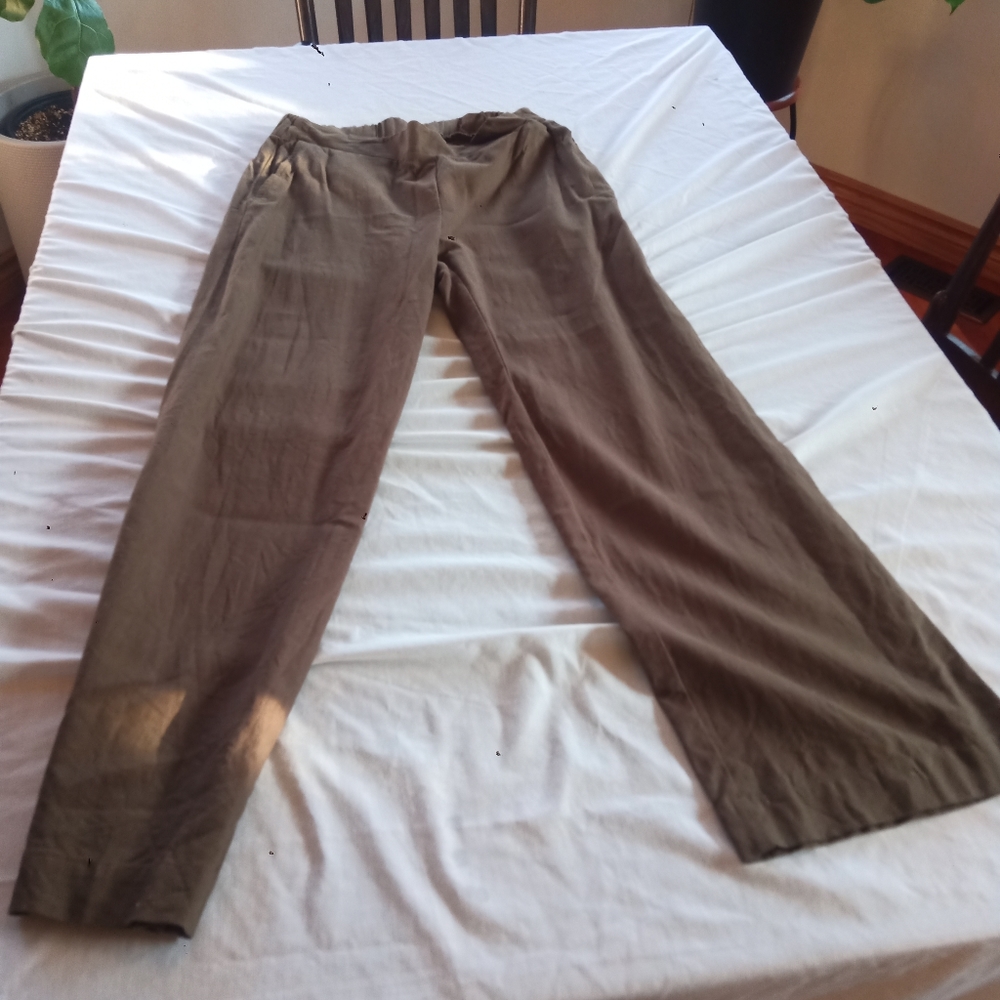 Cristina B. Linen/Rayon pants